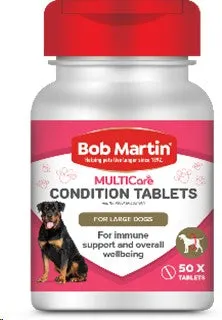 Bob Martin Multicare Condition Tablets Large Dog (Select Size for Price)