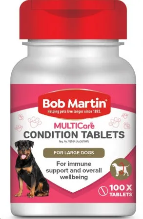 Bob Martin Multicare Condition Tablets Large Dog (Select Size for Price)