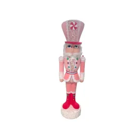 December Diamonds 40-inch Pink Candy Nutcracker