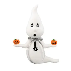 December Diamonds Witchery 18" Ghost Holding Pumpkin