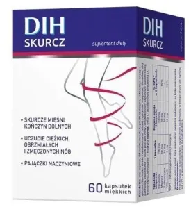 DIH shrinkage x 60 capsules, heavy legs, aching legs, heavy leg syndrome, tired legs