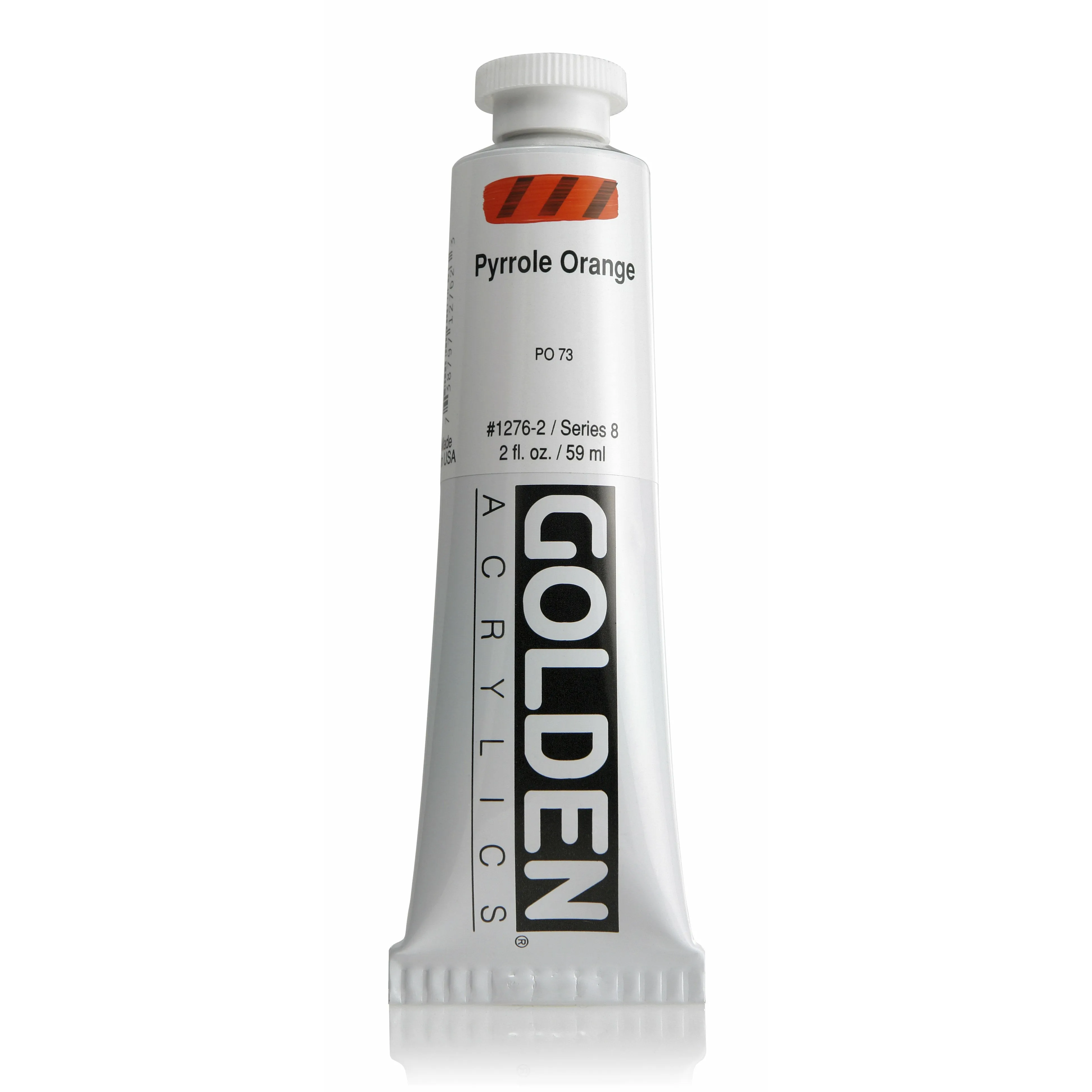 Golden Heavy Body Acrylic Paints (Orange Colors)