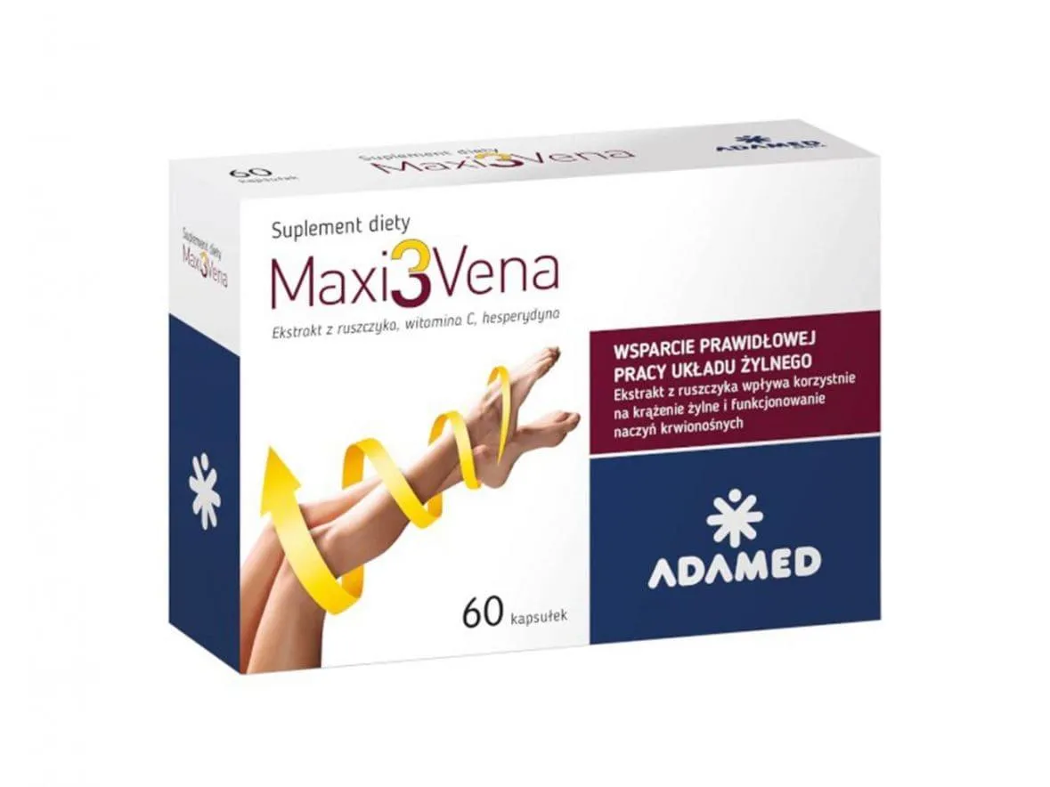 Maxi3Vena x 60 capsules, broken blood vessels, legs feel heavy