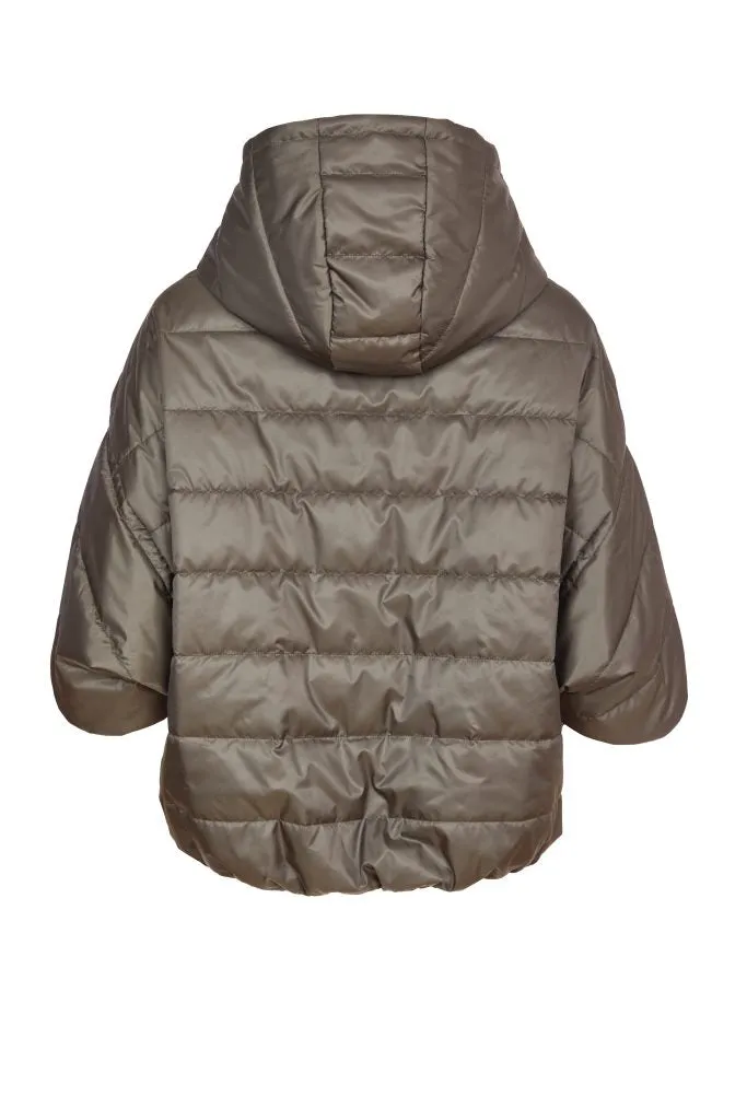 Naya Short padded jacket Sand or Khaki Naw24180