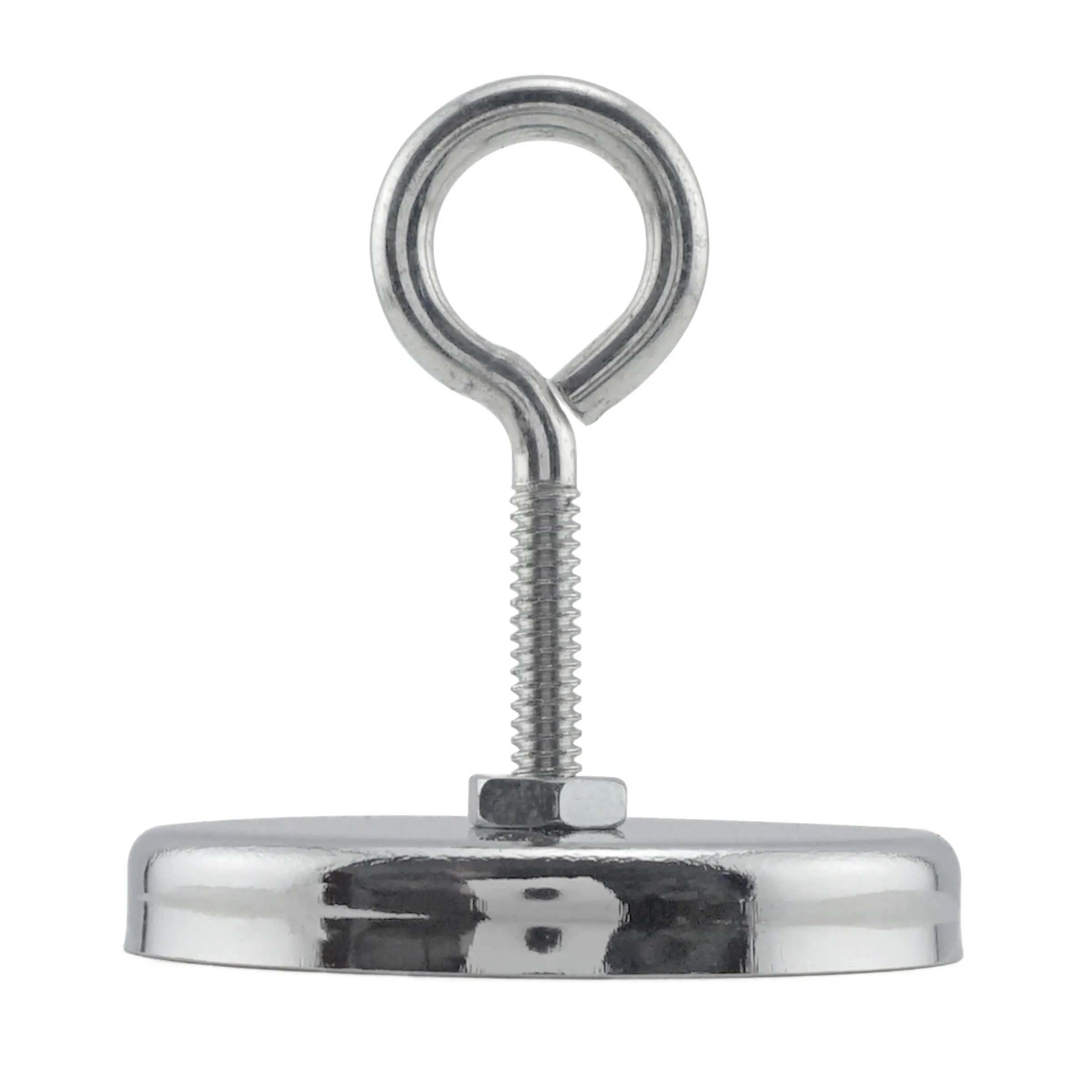 Neodymium Round Base Magnet with Eyebolt