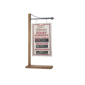 Raz Imports 2021 Santa's Stables 32.5-inch Reindeer Flight Schedule Sign